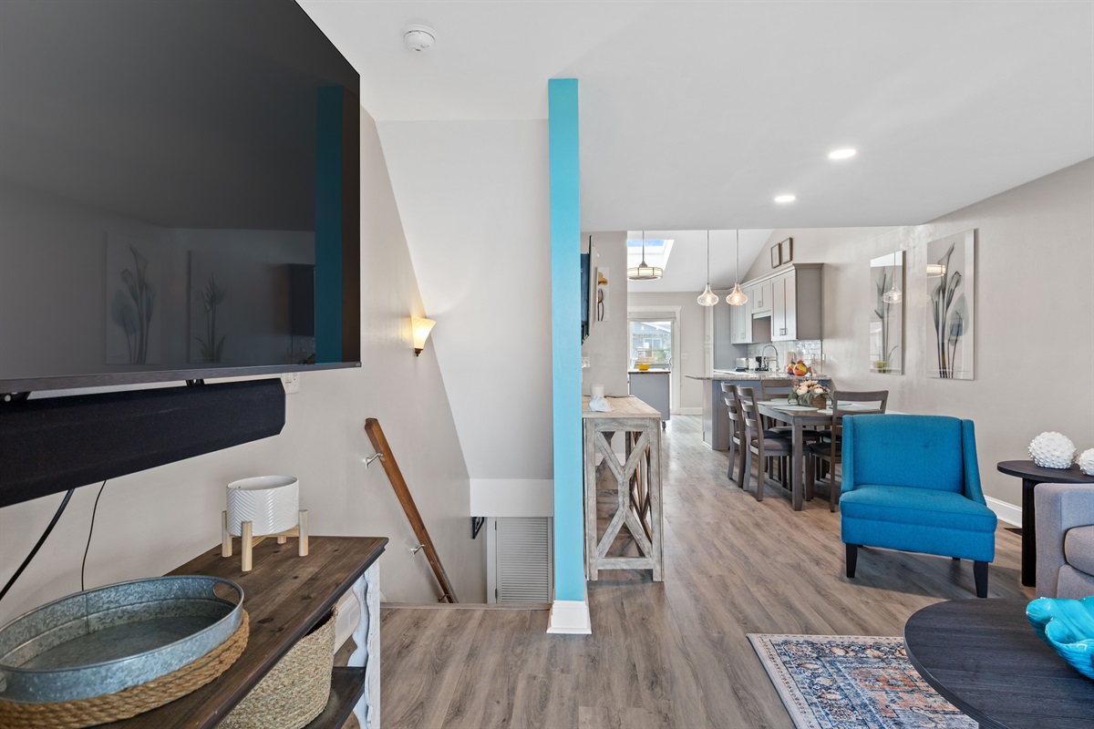 Clean lines, coastal tones, and plenty of space to gather or spread out