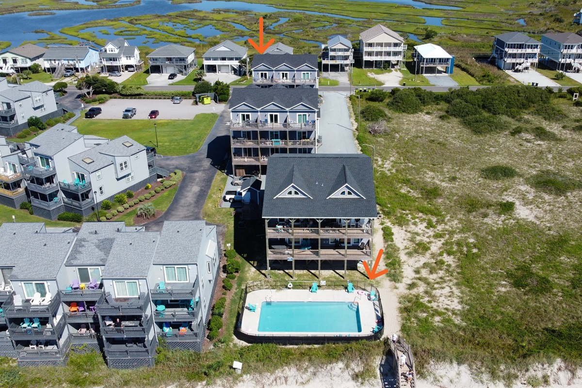 Our location and community beachfront pool