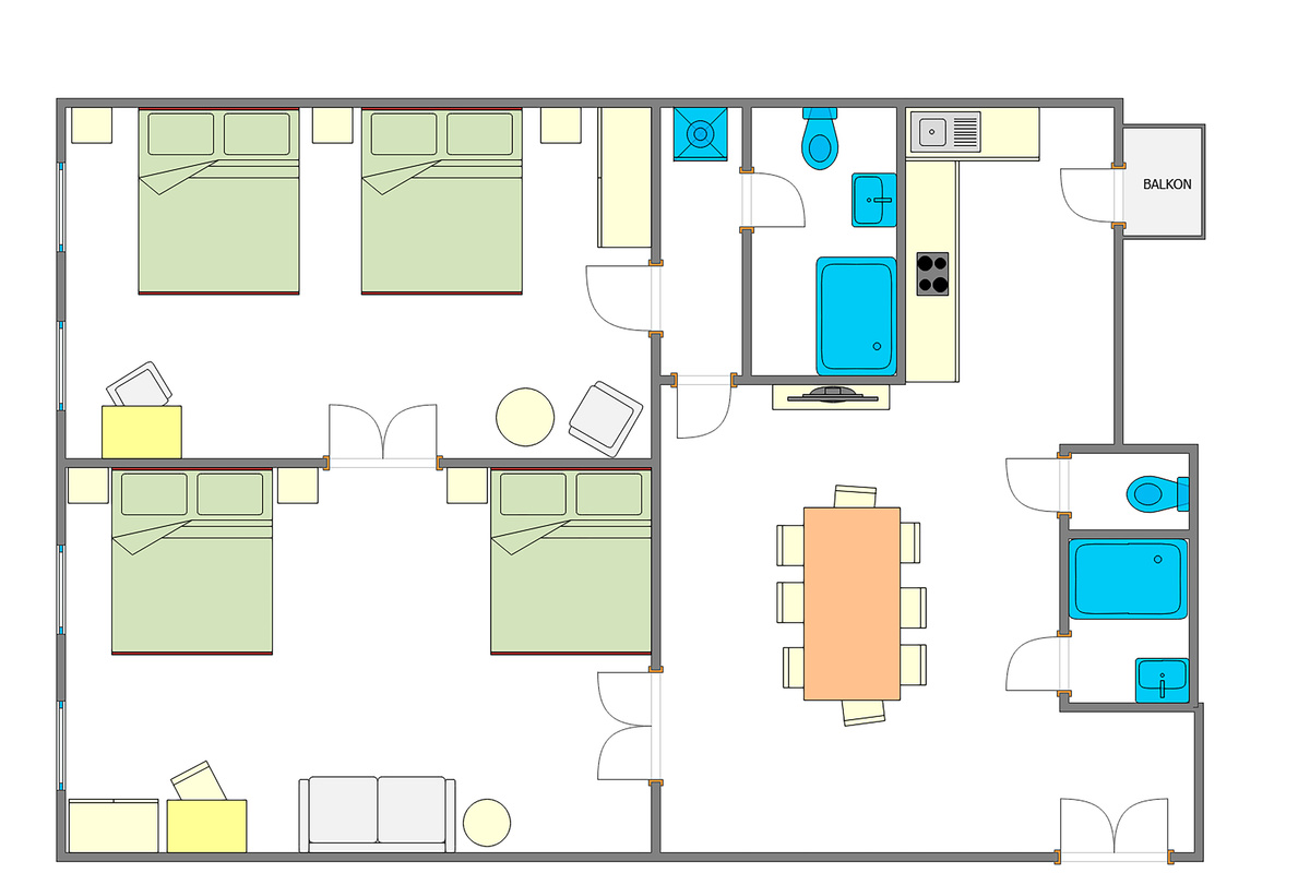 Plan of the apartment