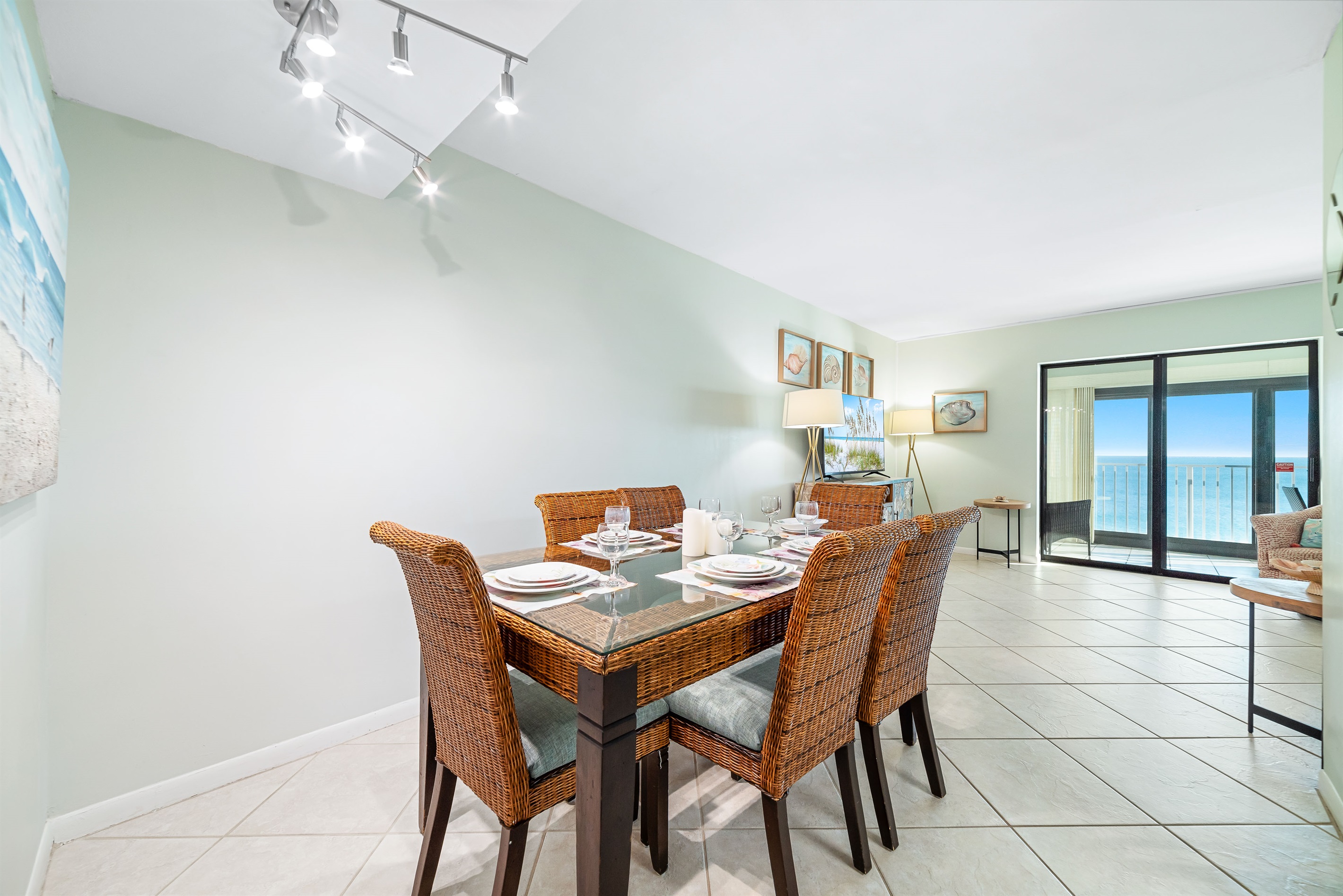 An inviting dining space, thoughtfully arranged for intimate meals and gatherings.