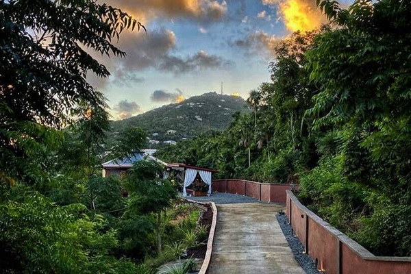 "The outdoor area is beautifully landscaped with so many comfortable spots to just relax!"