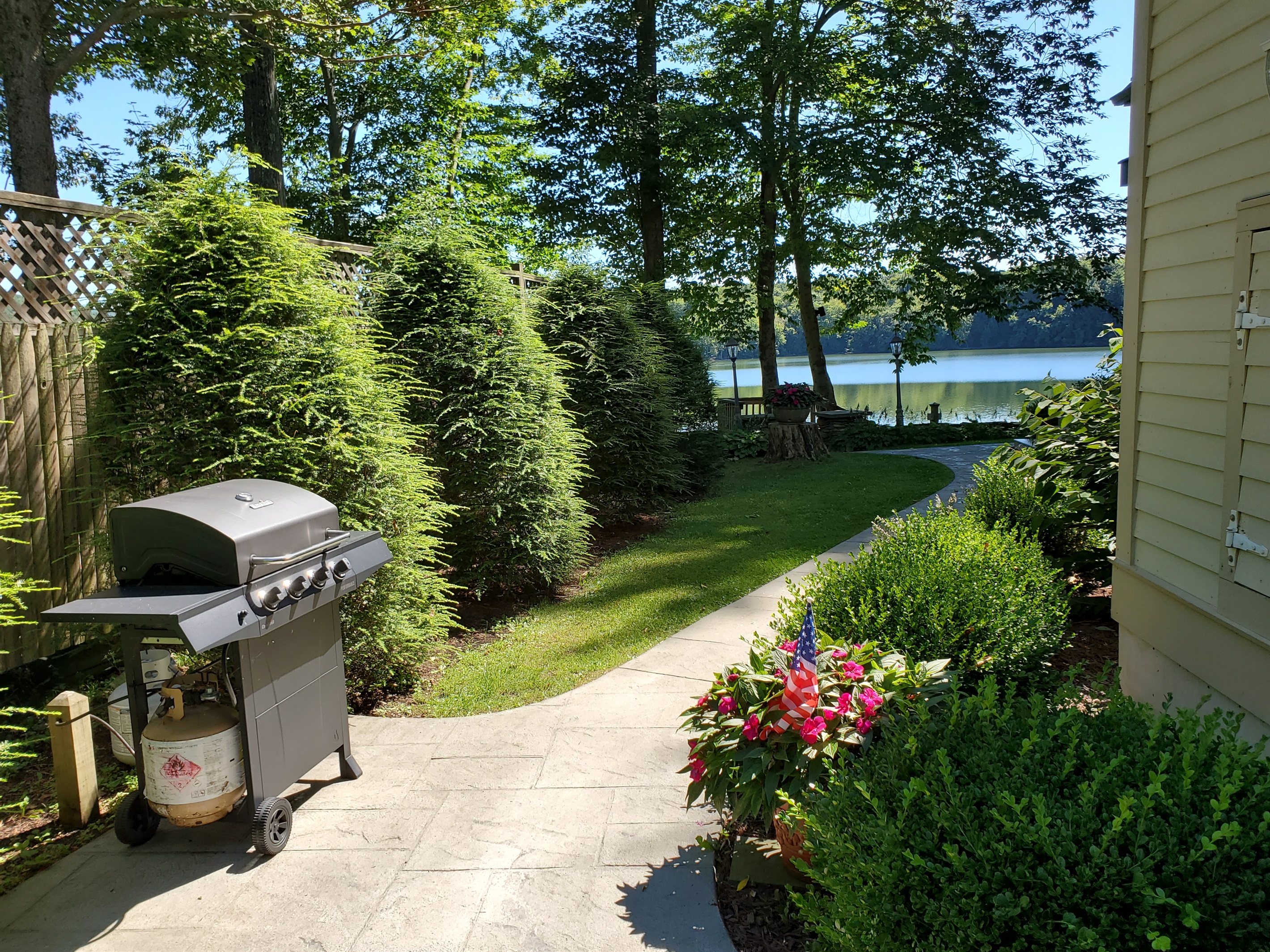Gas grill waiting for you!