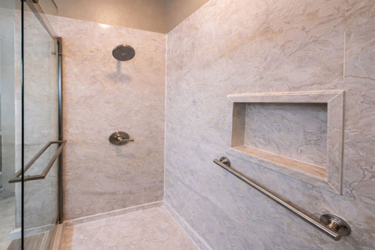 BATHROOM #2: Clean, modern, and newly updated bathroom.