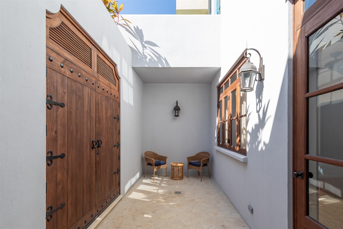 Secondary bedroom private patio