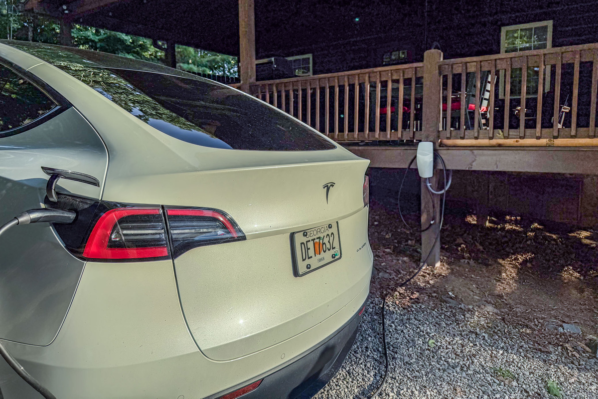 EV Charger available.  Plug in your EV and recharge for your next day's adventures!
