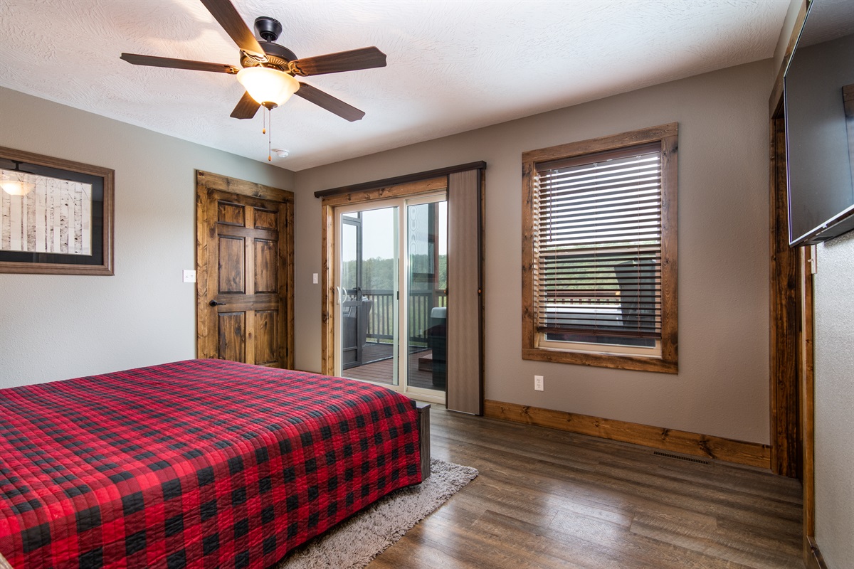 King room off of back deck