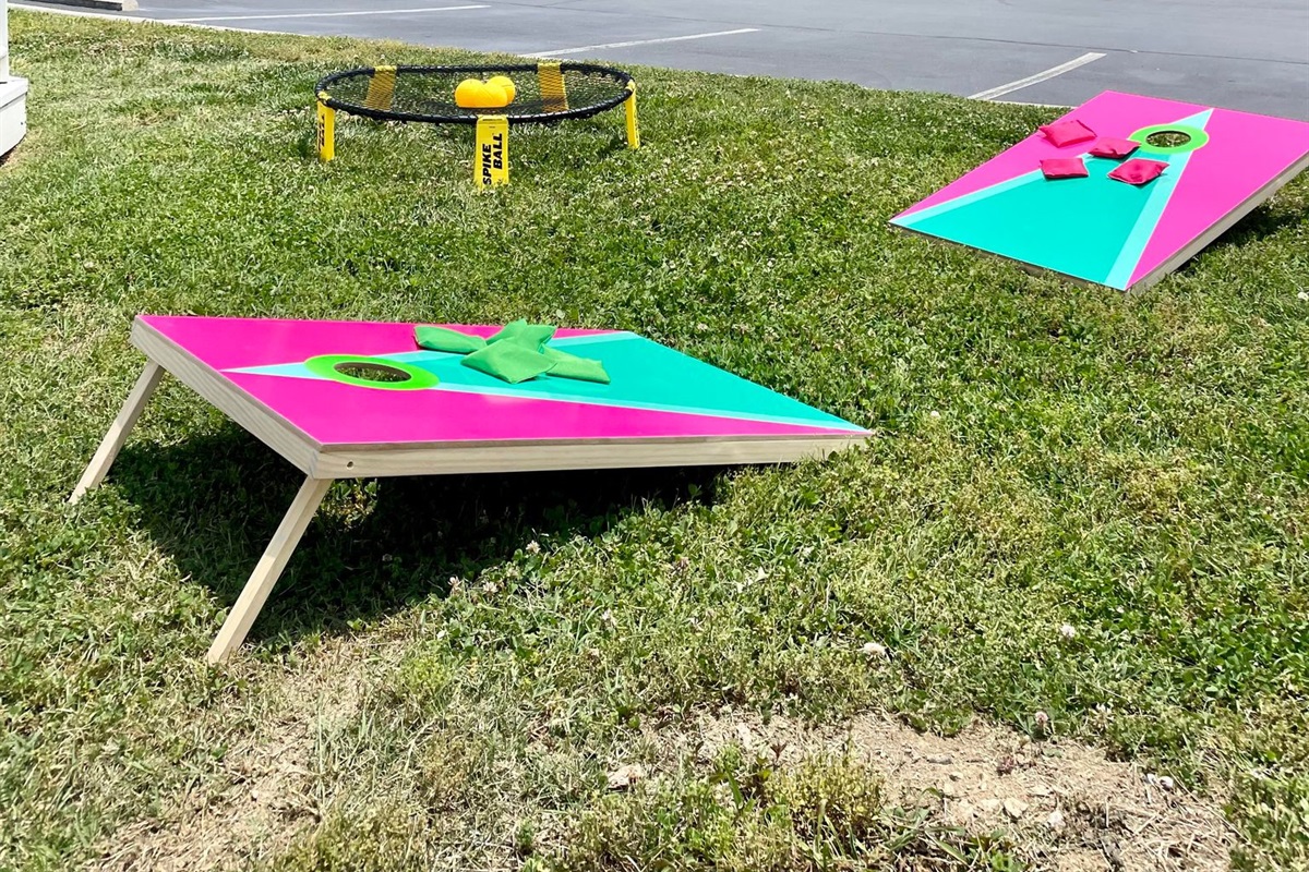 Corn Hole/ Spike Ball