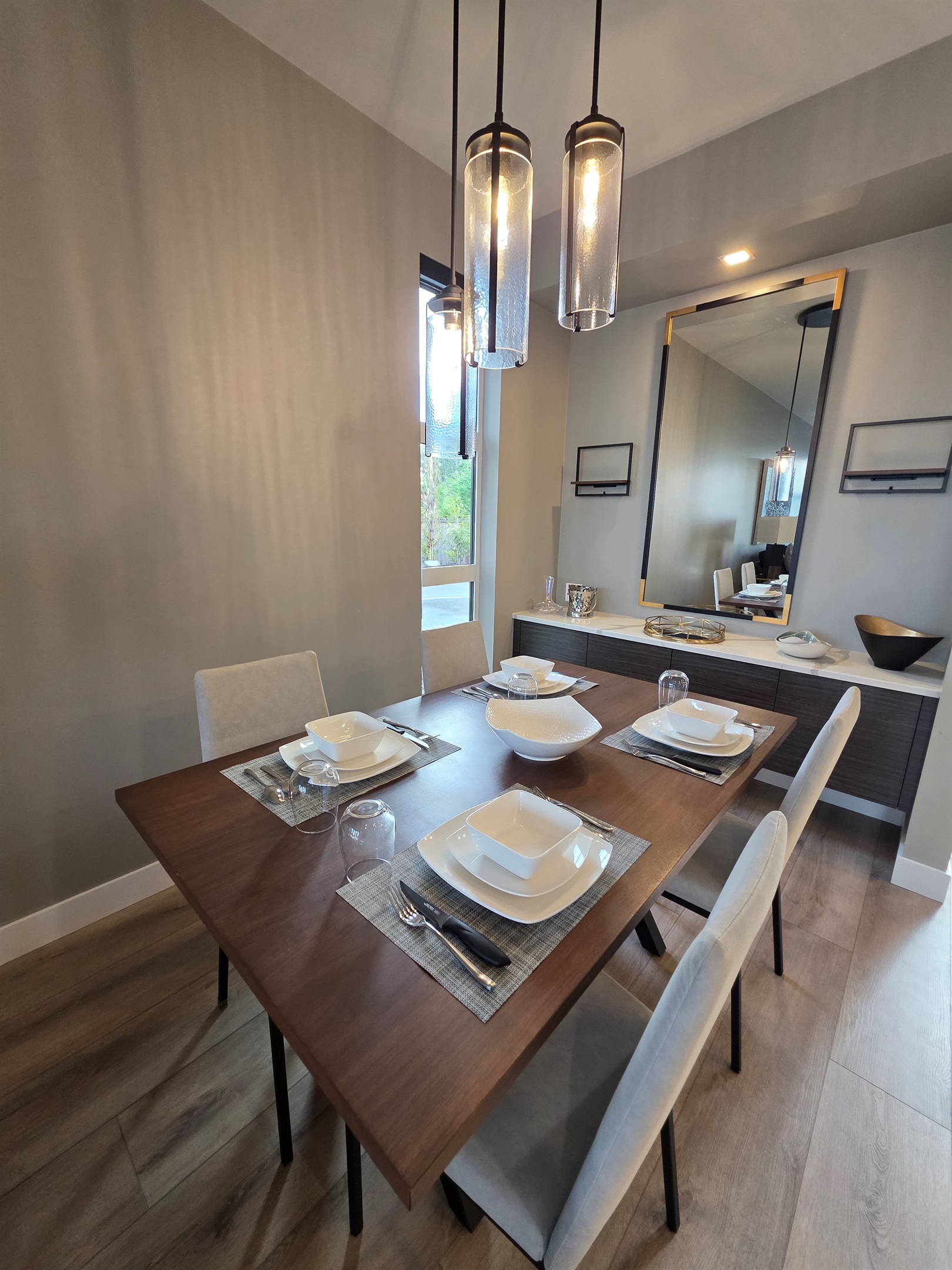 Dining area- Open Concept.