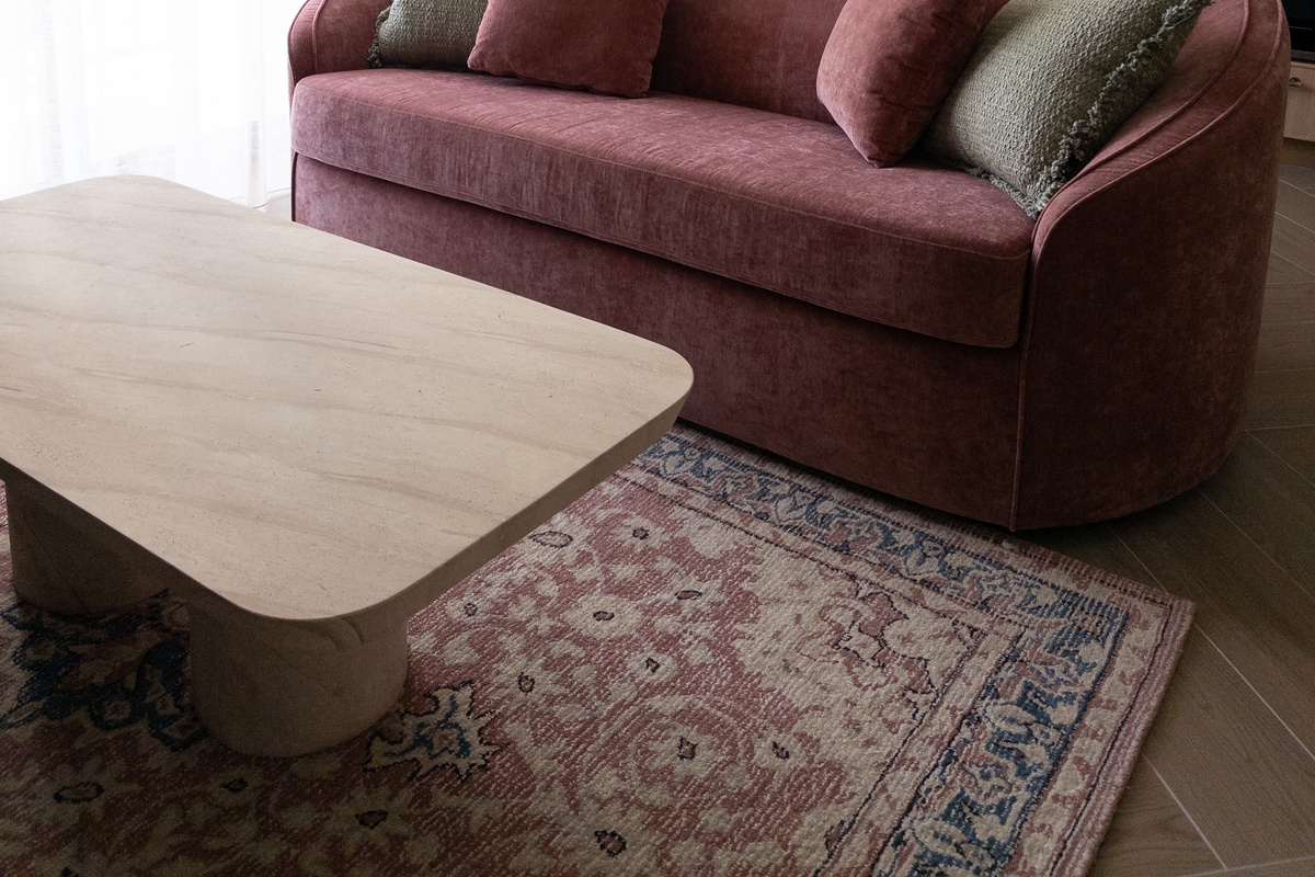 A warm, design-forward living space made for easy nights in.
