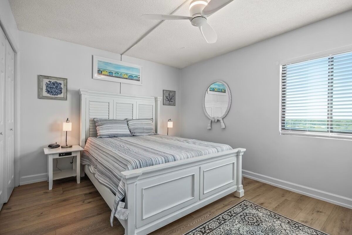 Guest Bedroom One with a Queen Bed