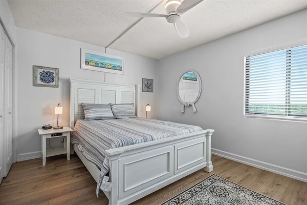 Guest Bedroom One with a Queen Bed