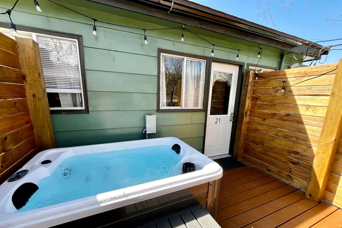 Your own private hot tub