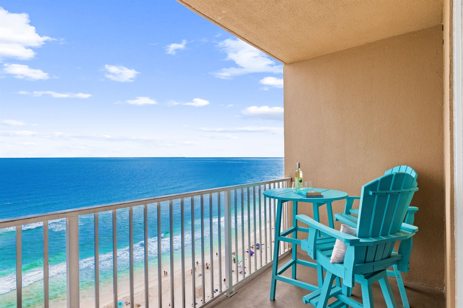 Sit back and enjoy the waves crashing in
