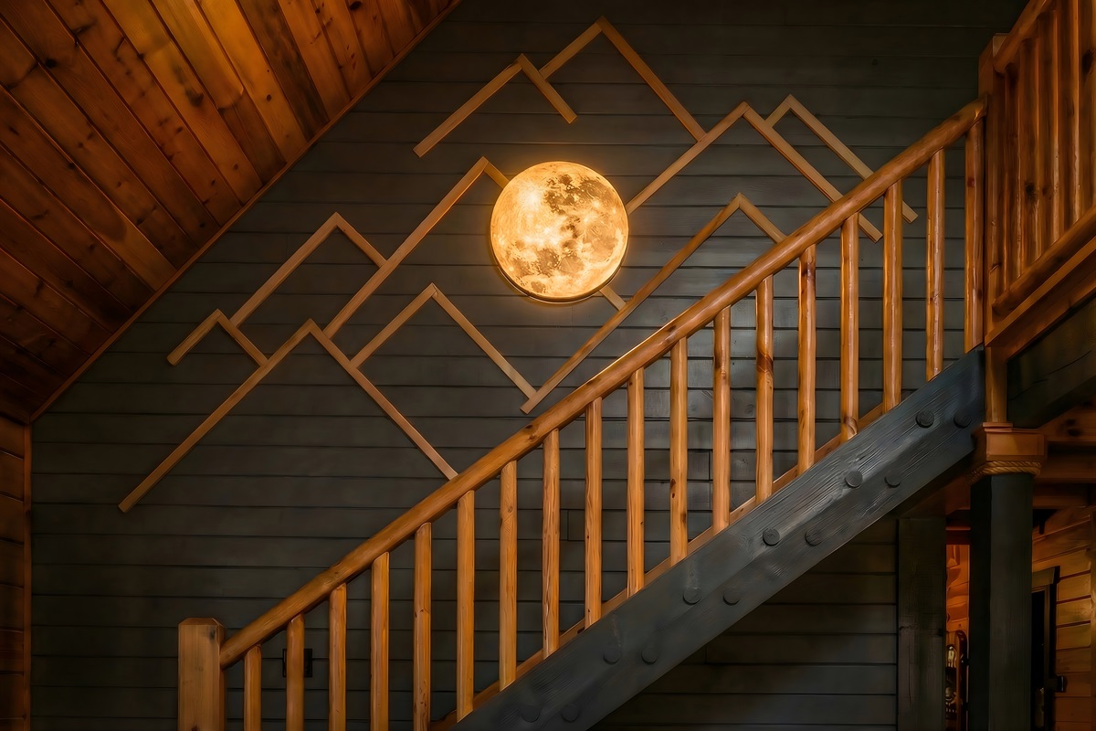 It's always a beautiful full moon night at Cozy Cub Retreat