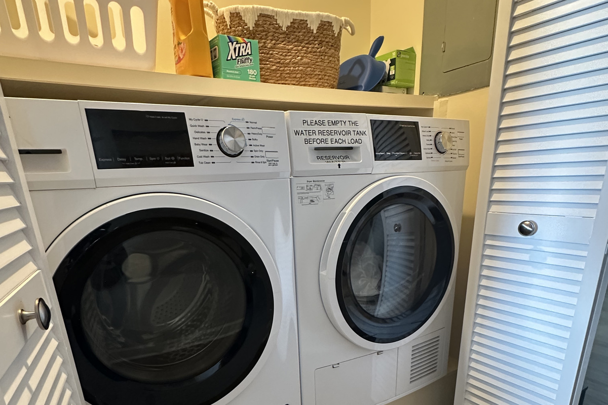 Washer and Dryer located in Villa