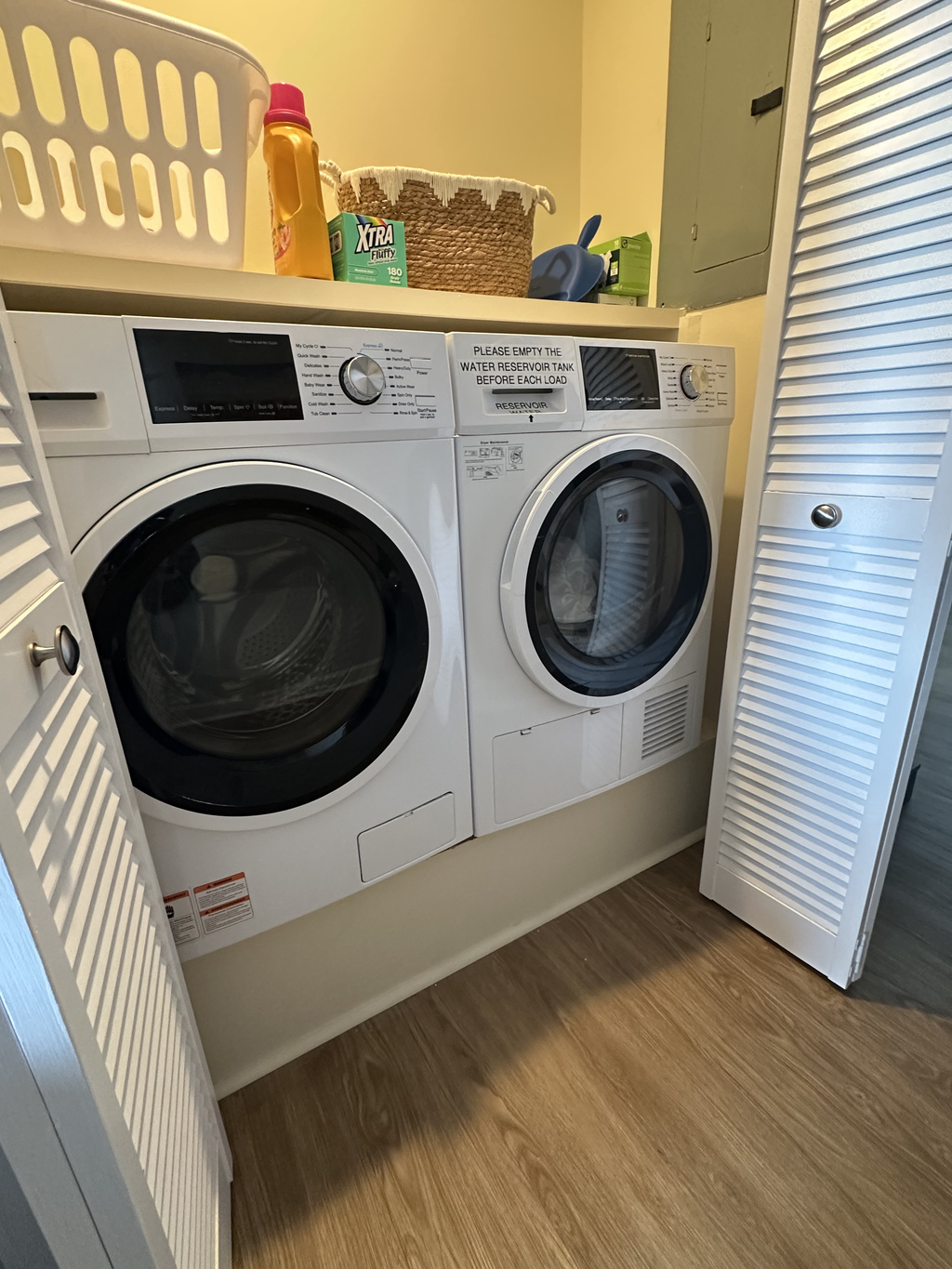 Washer and Dryer located in Villa
