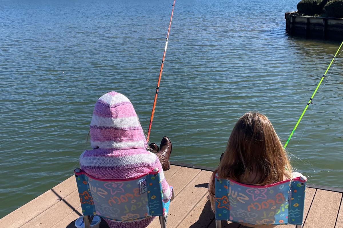 Kids Love The Fishing