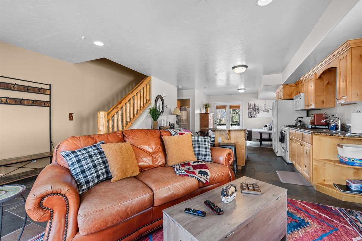 Open-concept living designed for connection, comfort, and mountain memories.