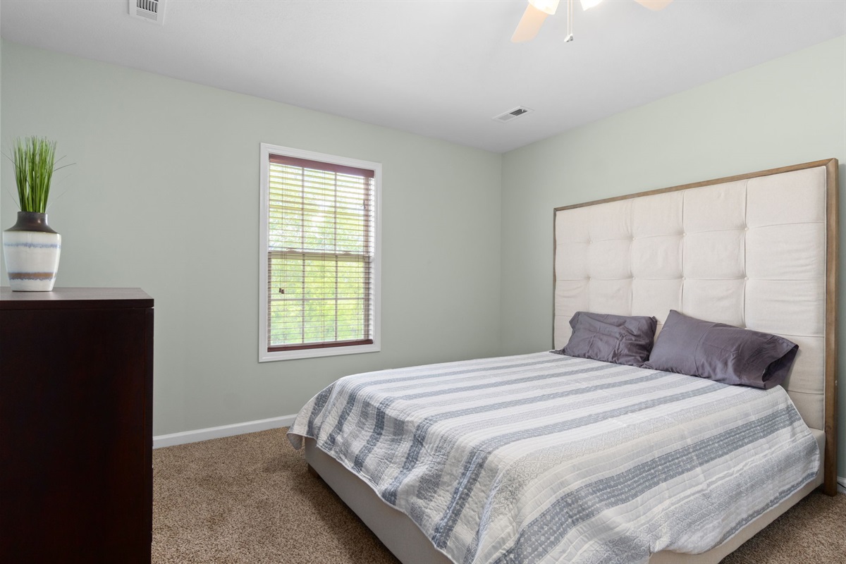 Large bathroom upstairs with three large bedrooms