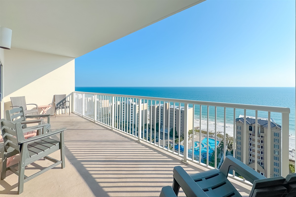 An endless expanse of pristine beach and sparkling ocean.  Experience the majesty of the coastline from this breathtaking vantage point.