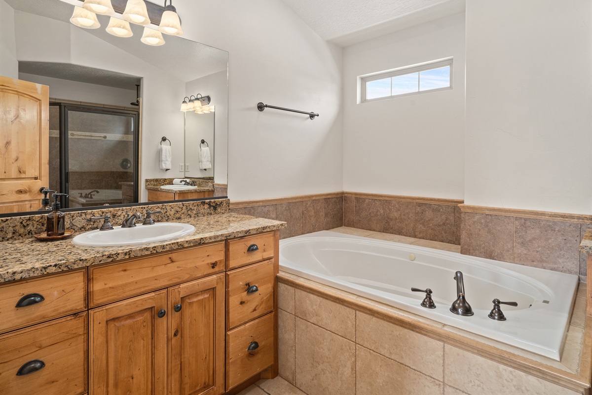 Bedroom with multiple beds—perfect for groups or families