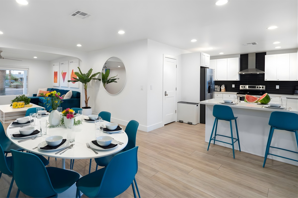 Open floor plan makes it easy for everyone to have fun together