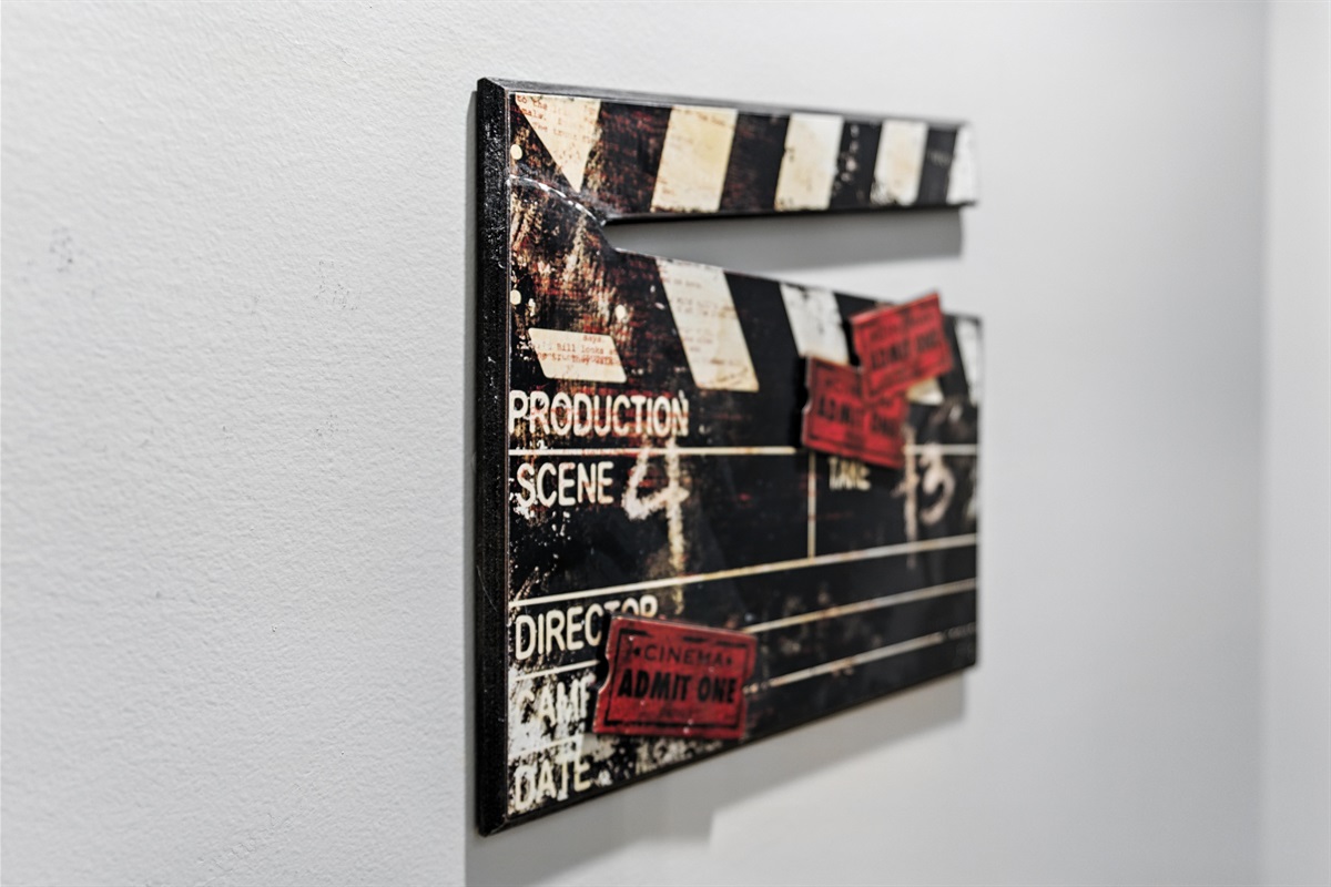 Decorated with film reels