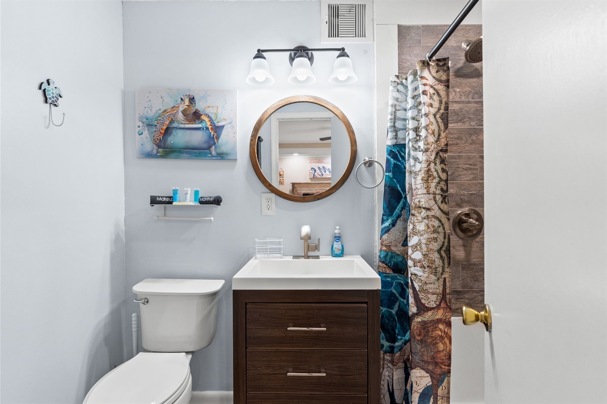 Master Bedroom Ensuite Bathroom with Updated Shower