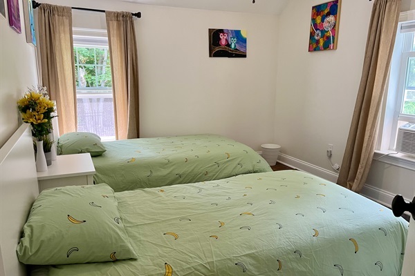 1st Guest House: Bedroom #5 - 2 Twin Beds