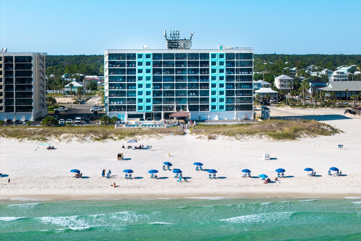 Aerial From Beach