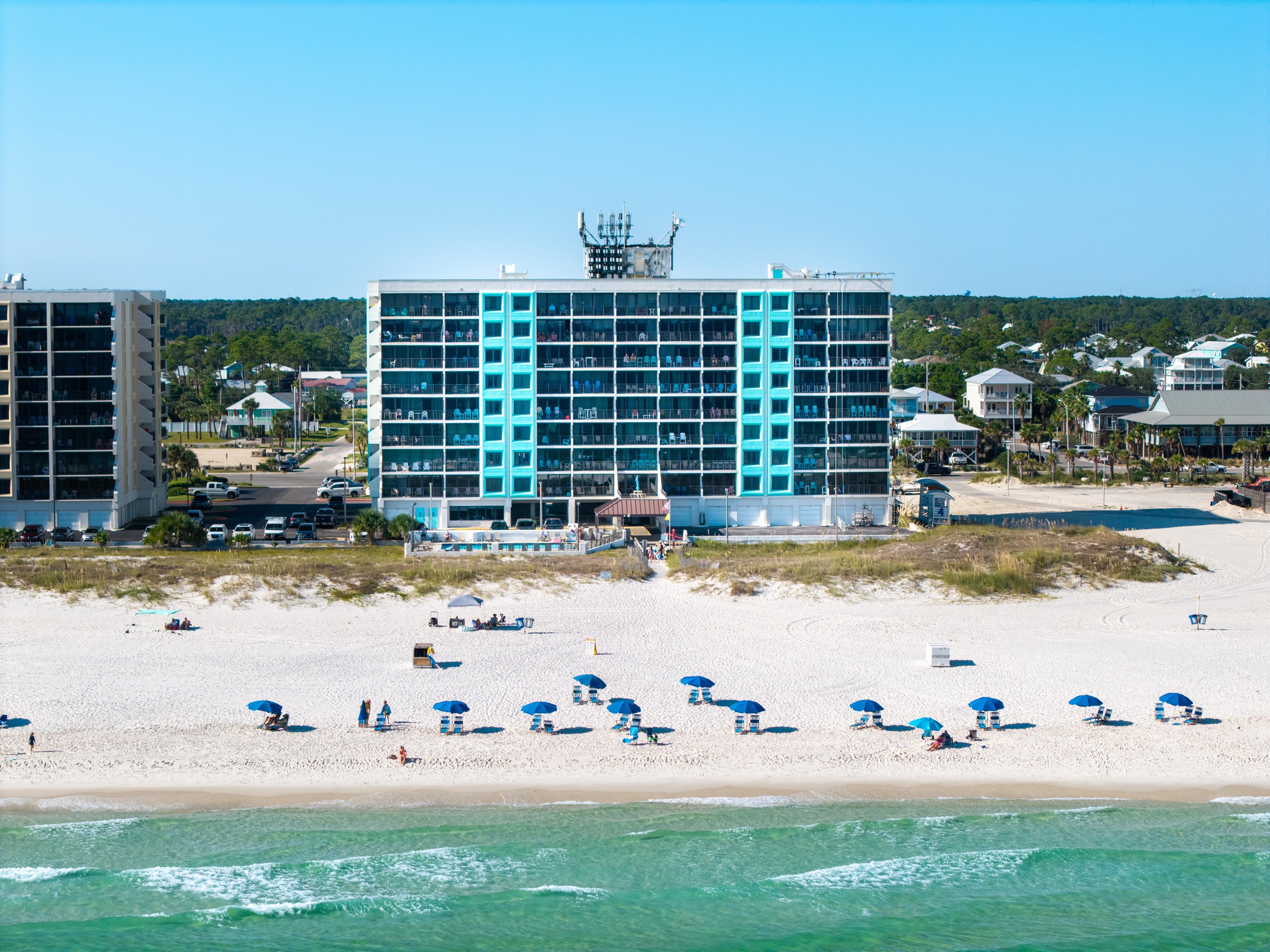 Aerial From Beach