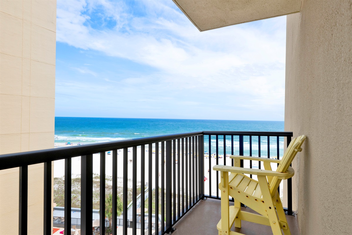 2nd balcony off of 1 of the guest bedrooms
