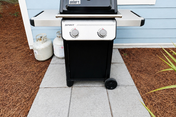 Weber grill for guest use