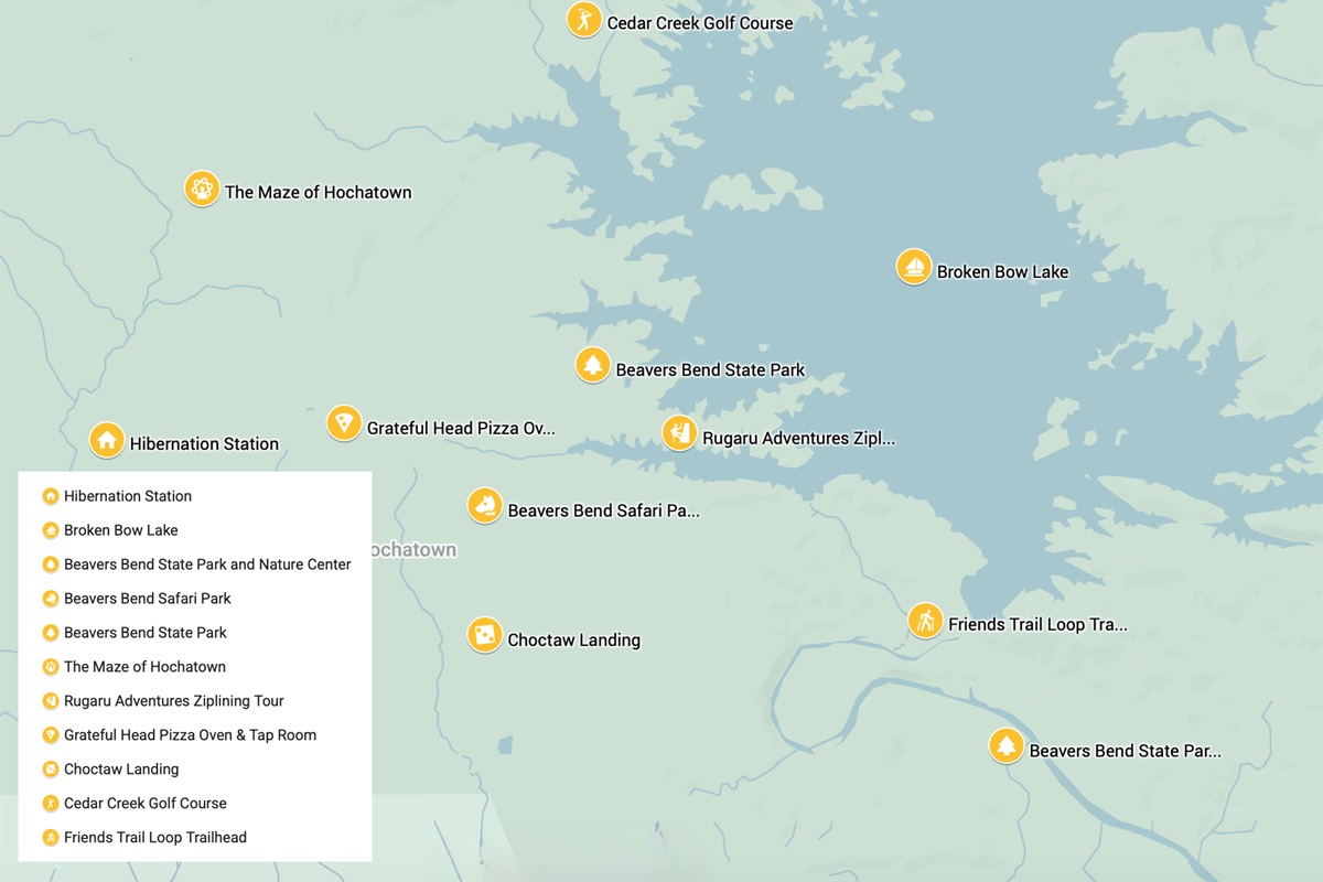Hibernation Station is surrounded by endless local activities!