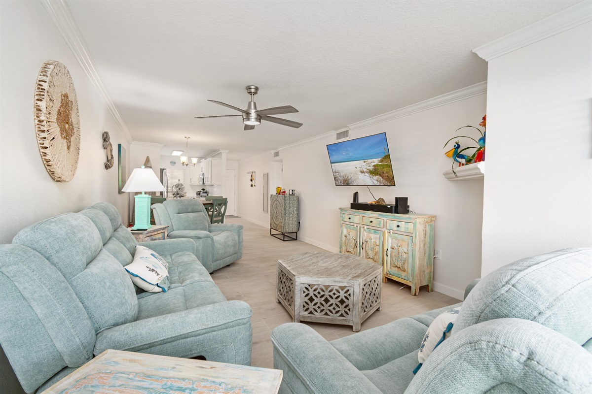 Kick back and relax after a day at the beach!