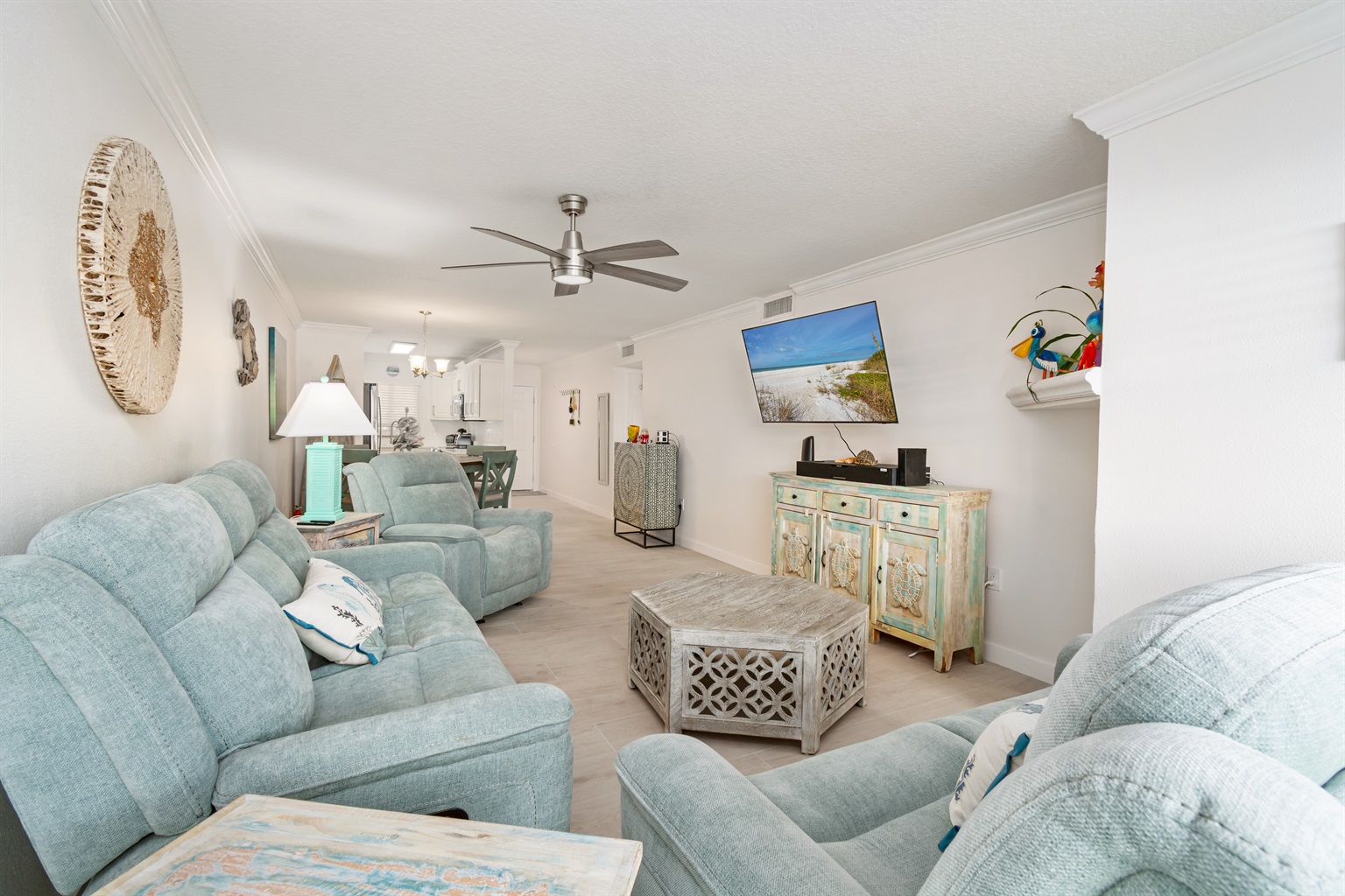 Kick back and relax after a day at the beach!