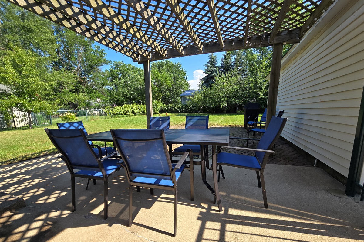 Enjoy your morning coffee and evening gathering spot