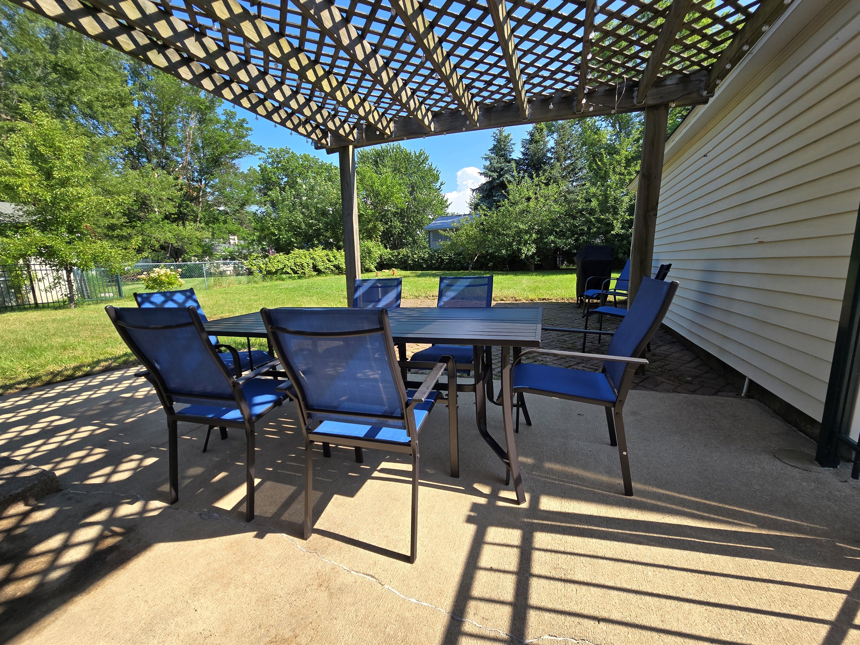 Enjoy your morning coffee and evening gathering spot