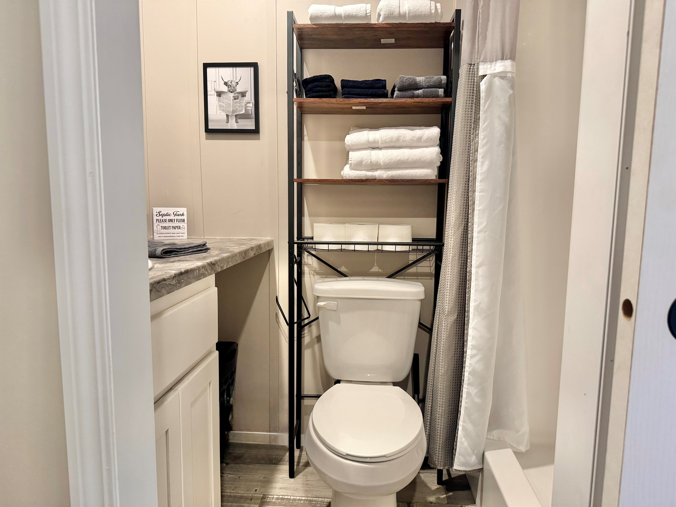 Bathroom 2 with stand up shower 