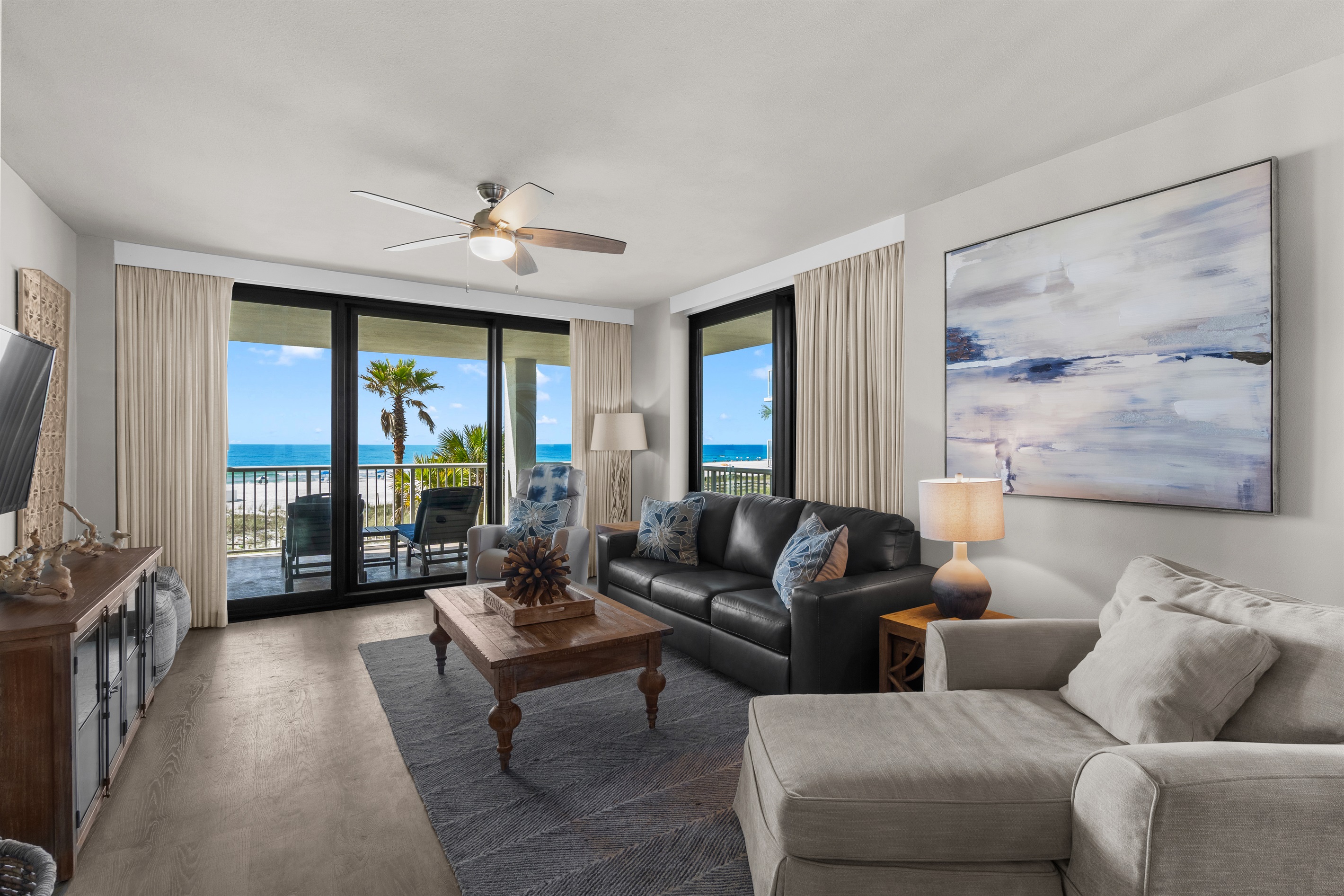 Beautiful View of Ocean from the Living Room