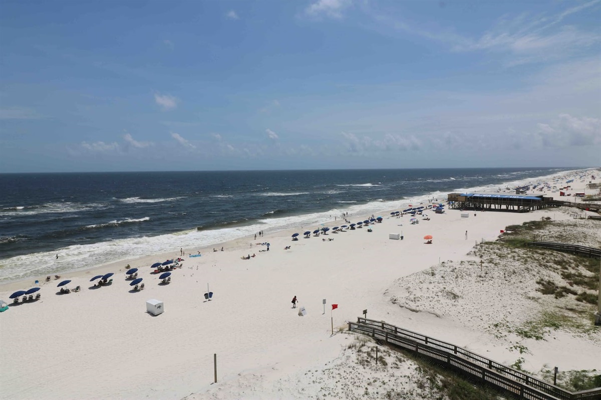 Beautiful ocean view from balcony