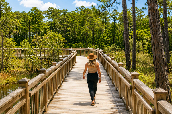 Miles of Scenic Walking and Biking Trails