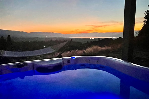Nothin like relaxing with a sunset soak