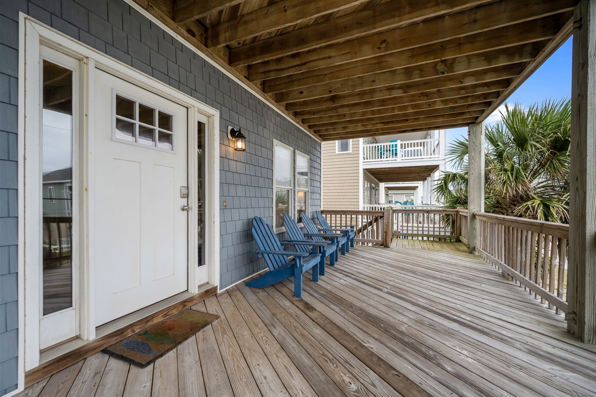 This deck is a haven of relaxation