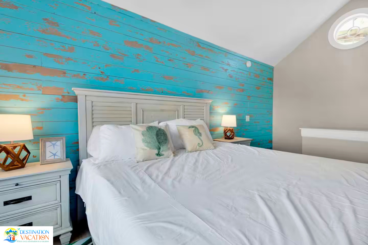 Rest easy in this bright, beautifully styled retreat.