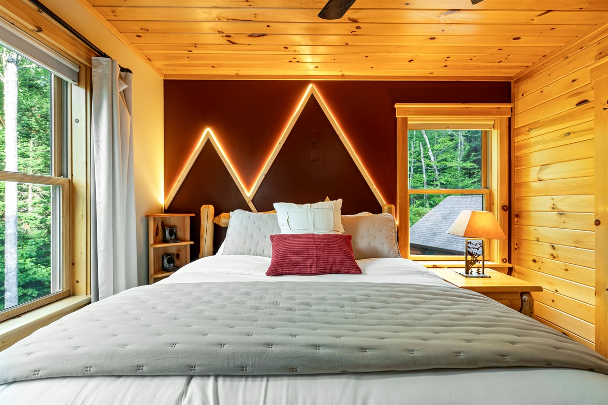 Cozy and quiet, Bedroom 2 features a queen bed made for easy rest