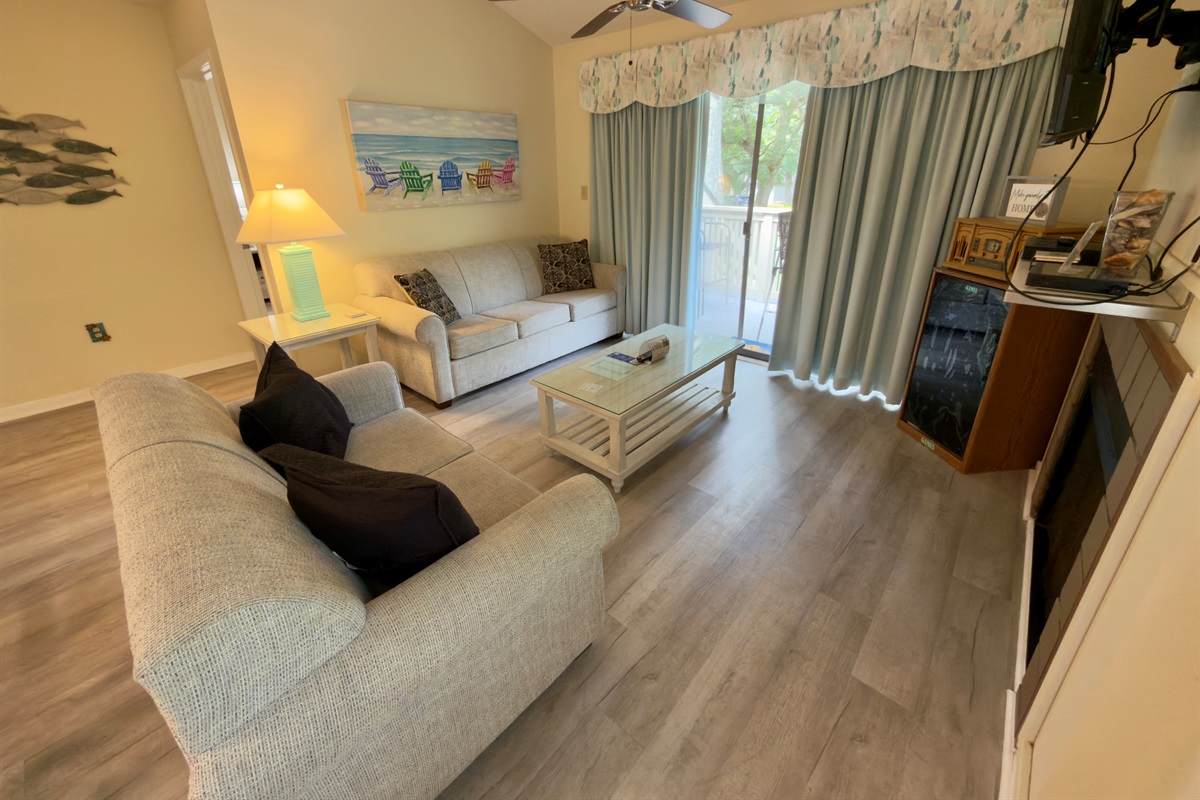 Living Room with Sleeper Sofa