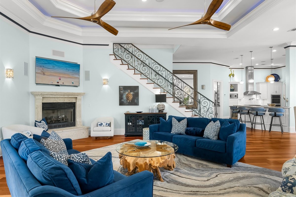Enjoy the fireplace in the off season