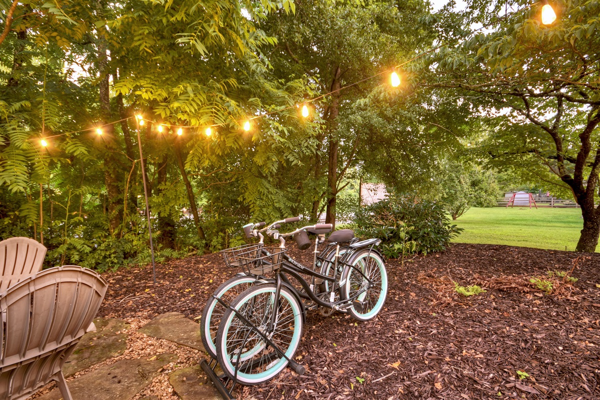 Cruise around town in style&mdash;our cruiser bikes are perfect for exploring Blue Ridge. Hop on and enjoy scenic streets, local shops, and cafes just minutes from the front door.