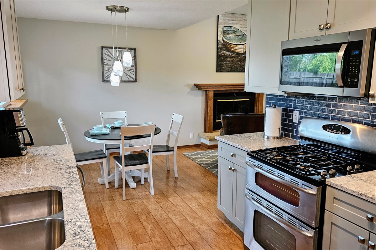 Open concept kitchen